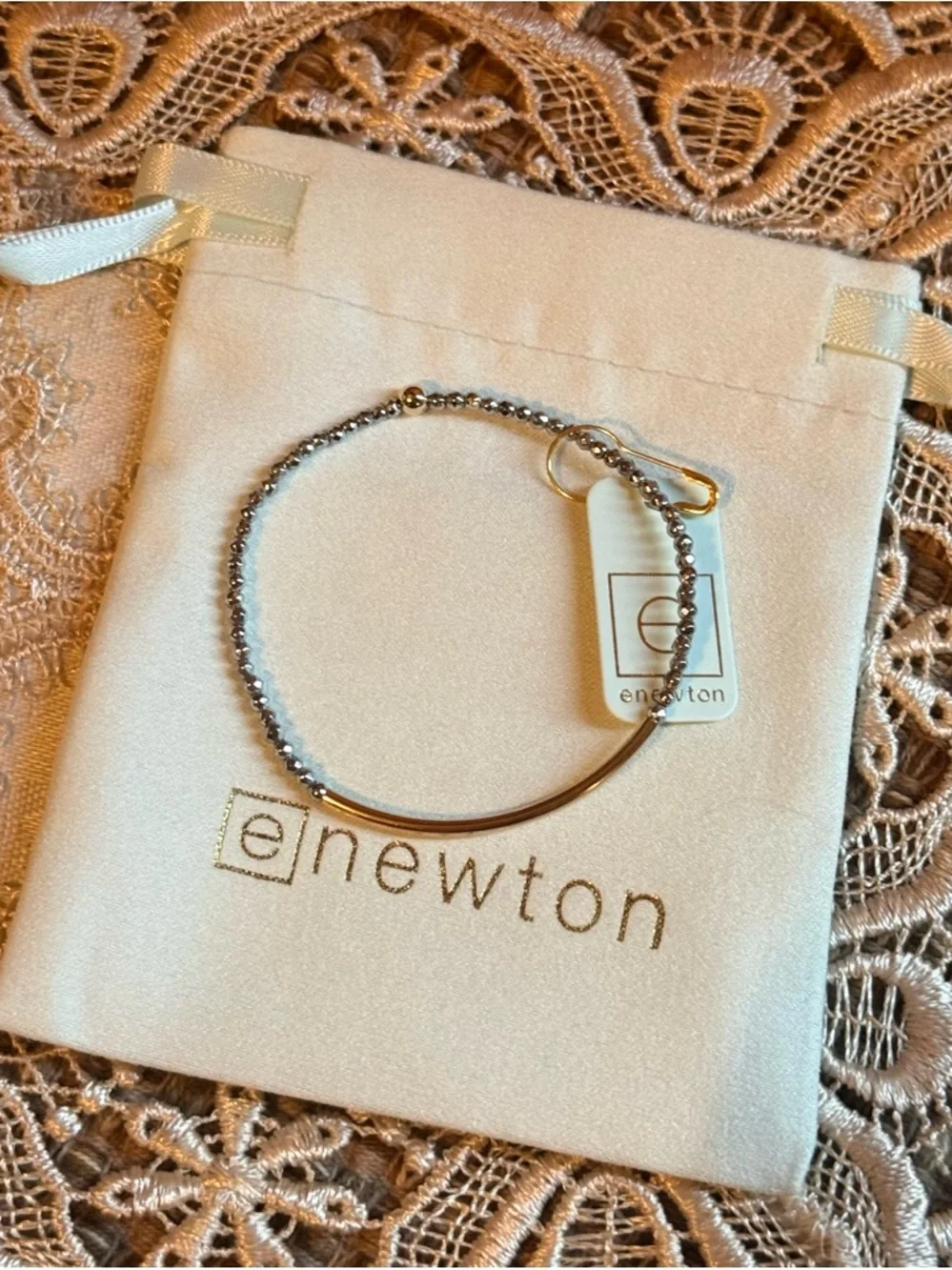 Enewton Hematite Bliss Bar Bracelet